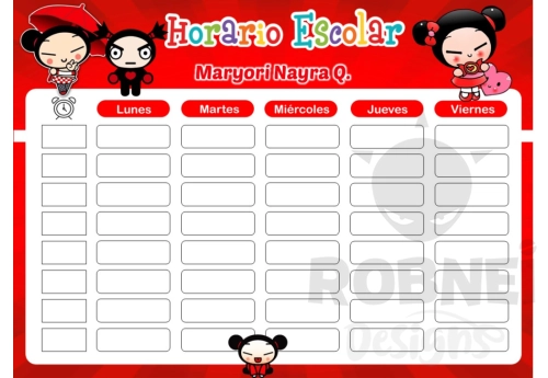 Pucca Horario Escolar